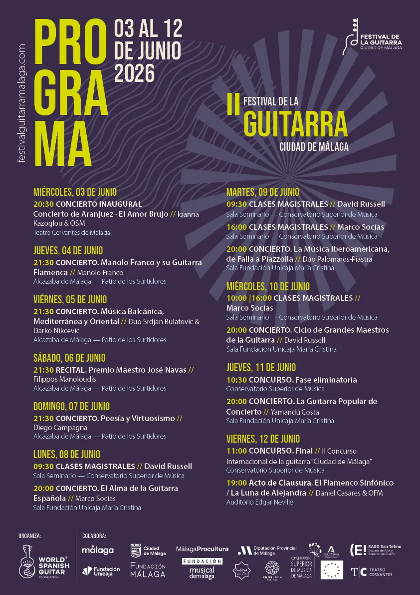 II Festival de la Guitarra Ciudad de Málaga