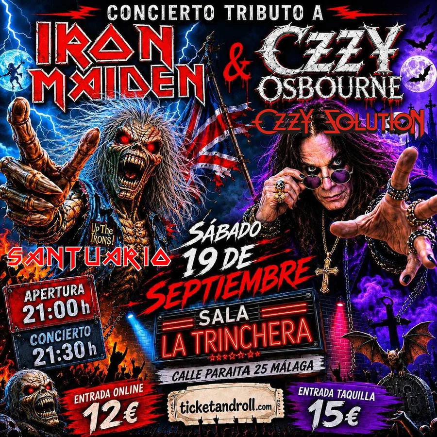 Tributo a Iron Maiden y Ozzy Osbourne